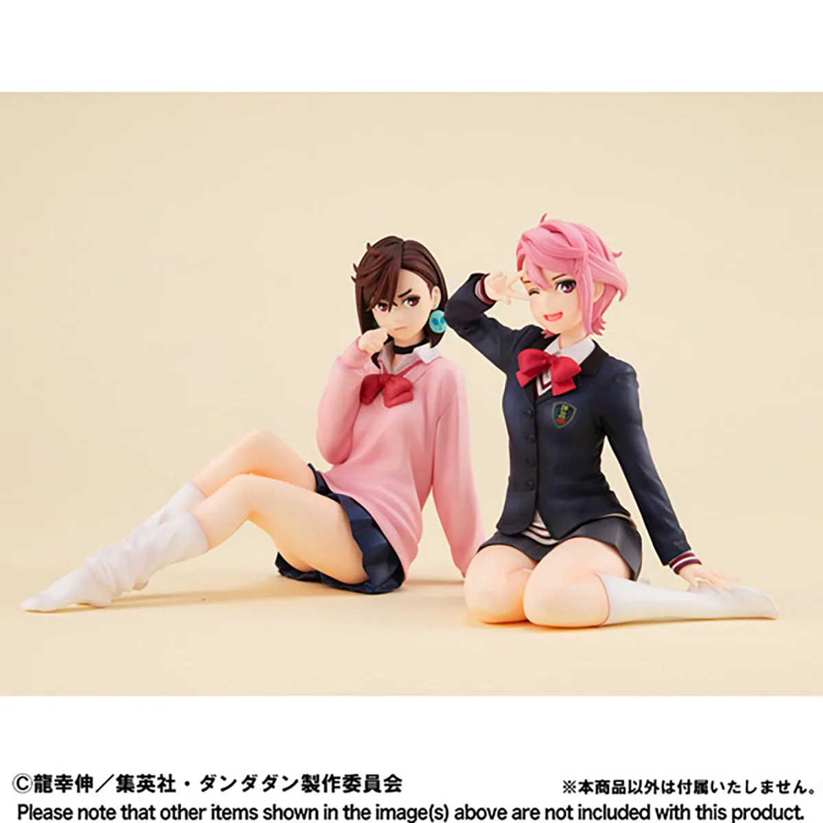 Original Megahouse G.E.M. Series Dandadan Tenohira Aira Shiratori 8.5cm Anime Figure Kawaii Doll Collectible Model Toy