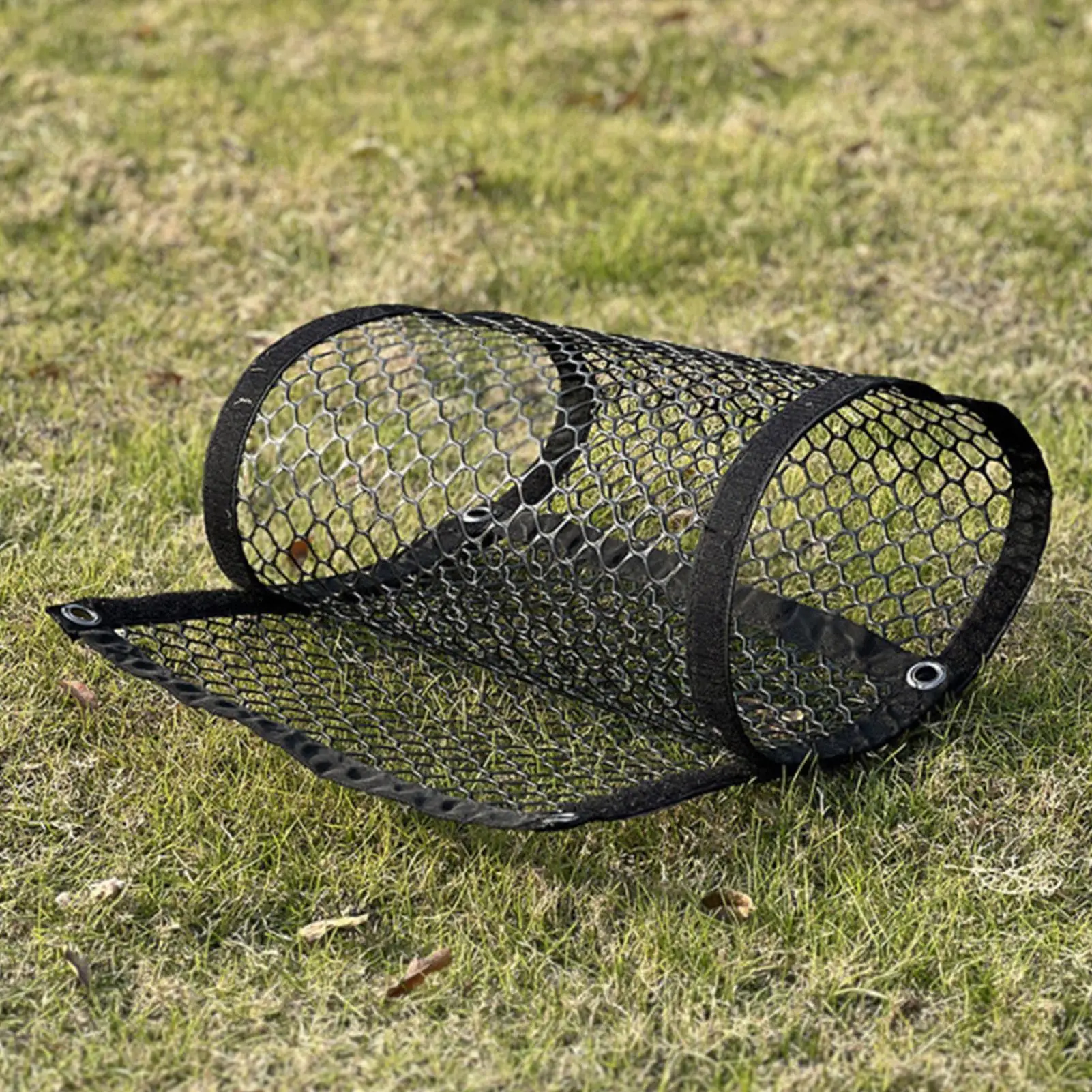 Camp Netting Camping Foldable Mesh Pouch Camping Hangable Storage Net For Home Picnic BBQ Tableware Dishes Food Fruit Tent