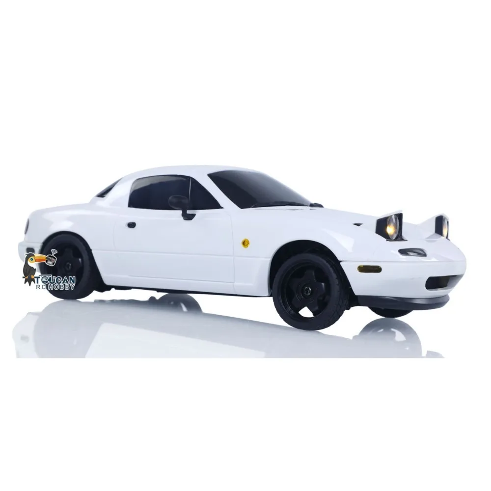 US Verkauf 1:18 LDRC Radio Control Drift Auto Modell Auf Straßenfahrzeuge Linear Geschwindigkeit LED Flip Licht Batterie Motor USB Ladung MX5 Spielzeug