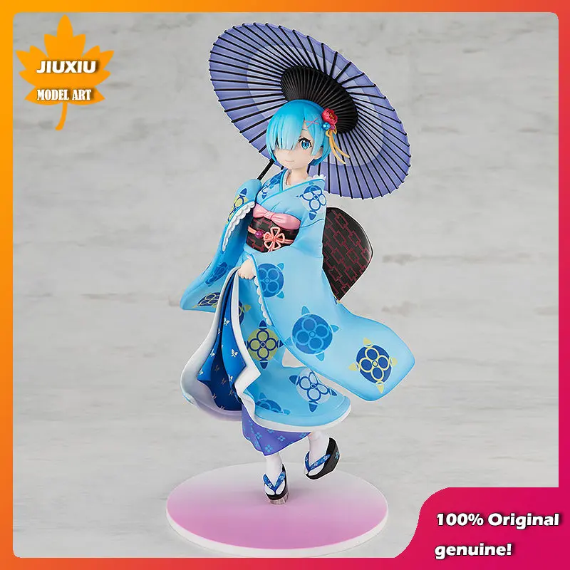 Re:Zero Rem kimono 100% Original genuine 22cm PVC Action Figure Anime Figure Model Toys Figure Collection Doll Gift