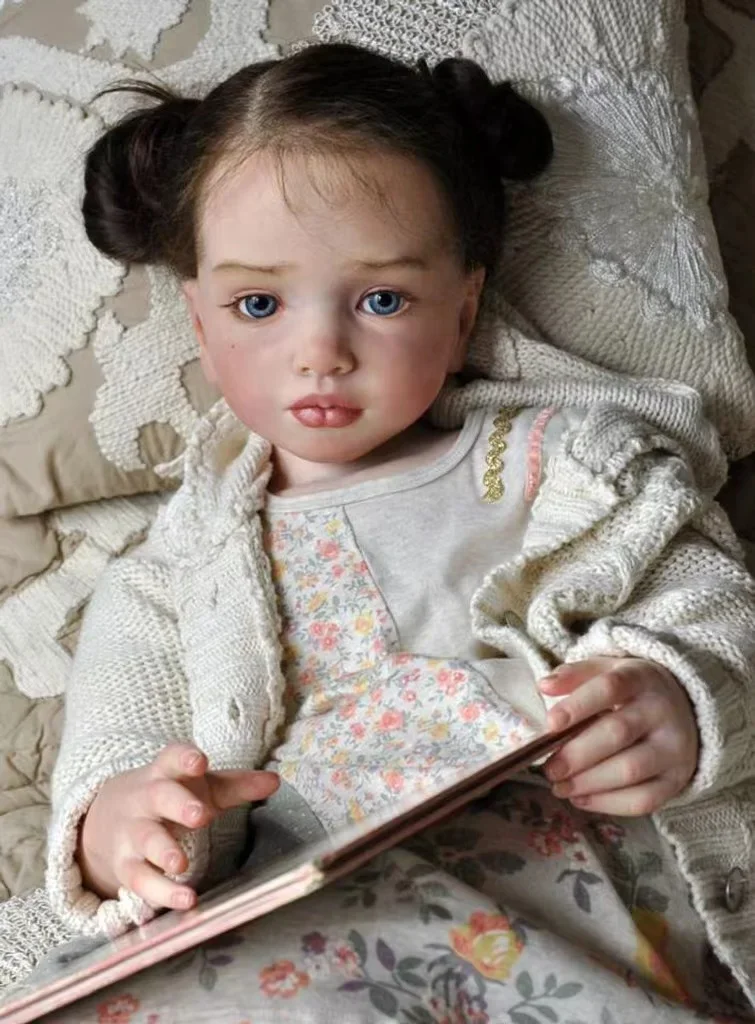 DLS 40 pouces Reborn bébé poupée Aleonka fini peint poupée énorme fille par Natali Blick