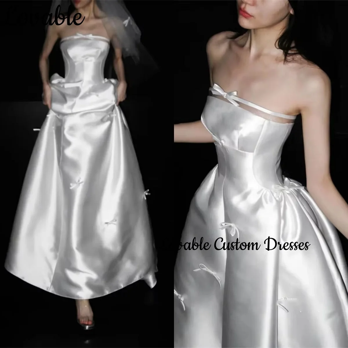 

Женские вечерние платья на заказ: А-силуэт, без бретелек, для выпускного, в пол, без рукавов, для свадебной вечеринки, с рюшами, на молнии