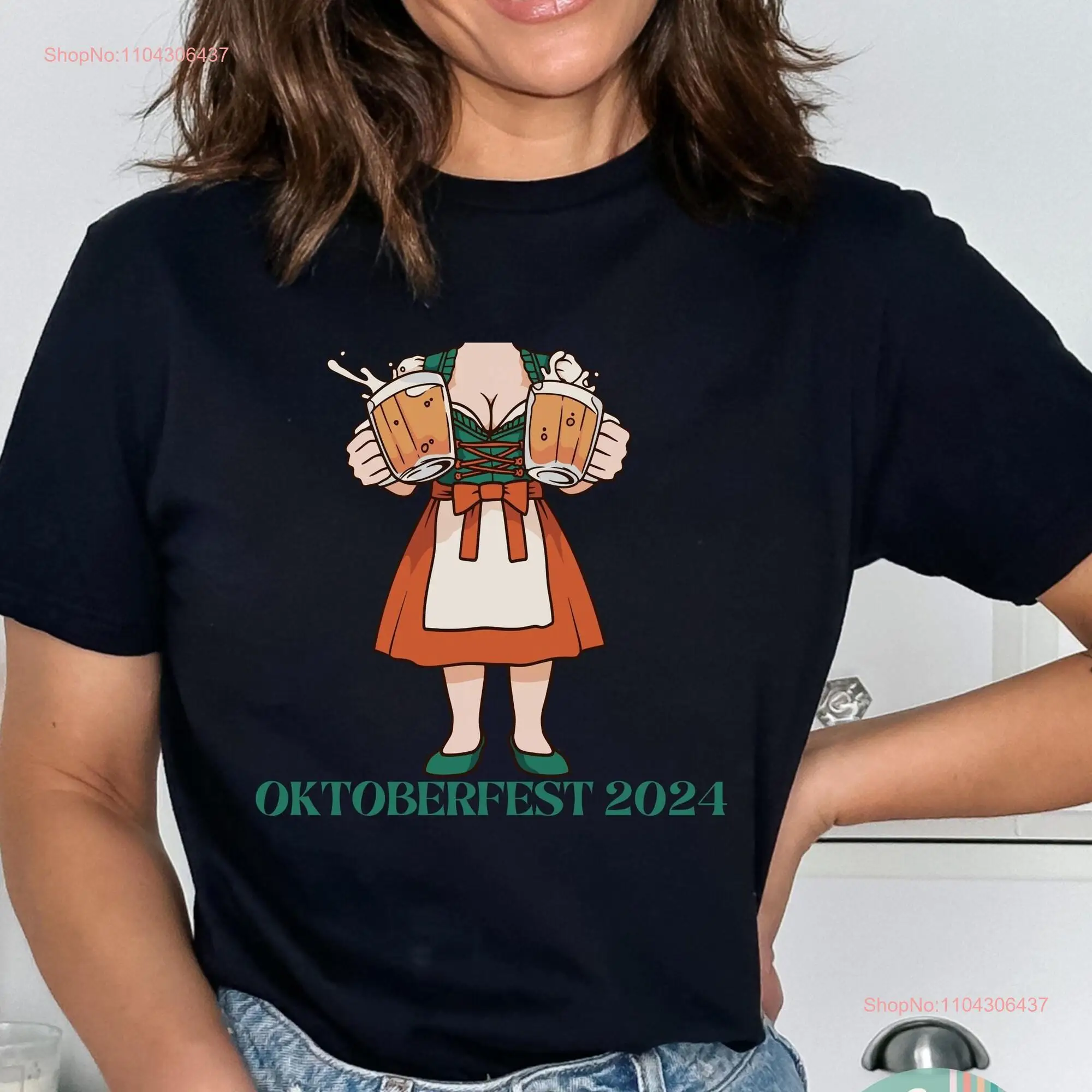 Funny OktoberfesT T Shirt Wurst Behavior Group Drinking Outfit for Her Matching long or short sleeves