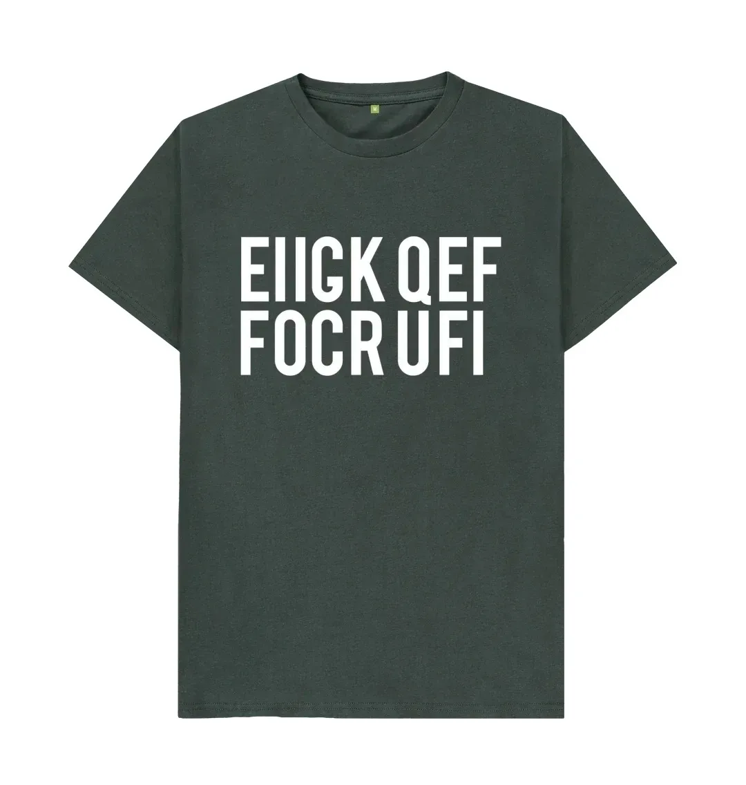 HIDDEN 'F**K OFF' T SHIRT Funny Graphic Letter Tee Shirts Slogan Graphic Print Tops Tees Shirts Classic Boyfriend Dad Gift Idea