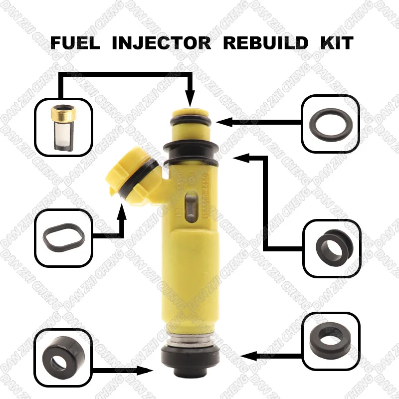 Fuel Injectors Seals O-Ring Repair Filters for 2004-2008 Mazda RX-8 195500-4450   fuel injector seals