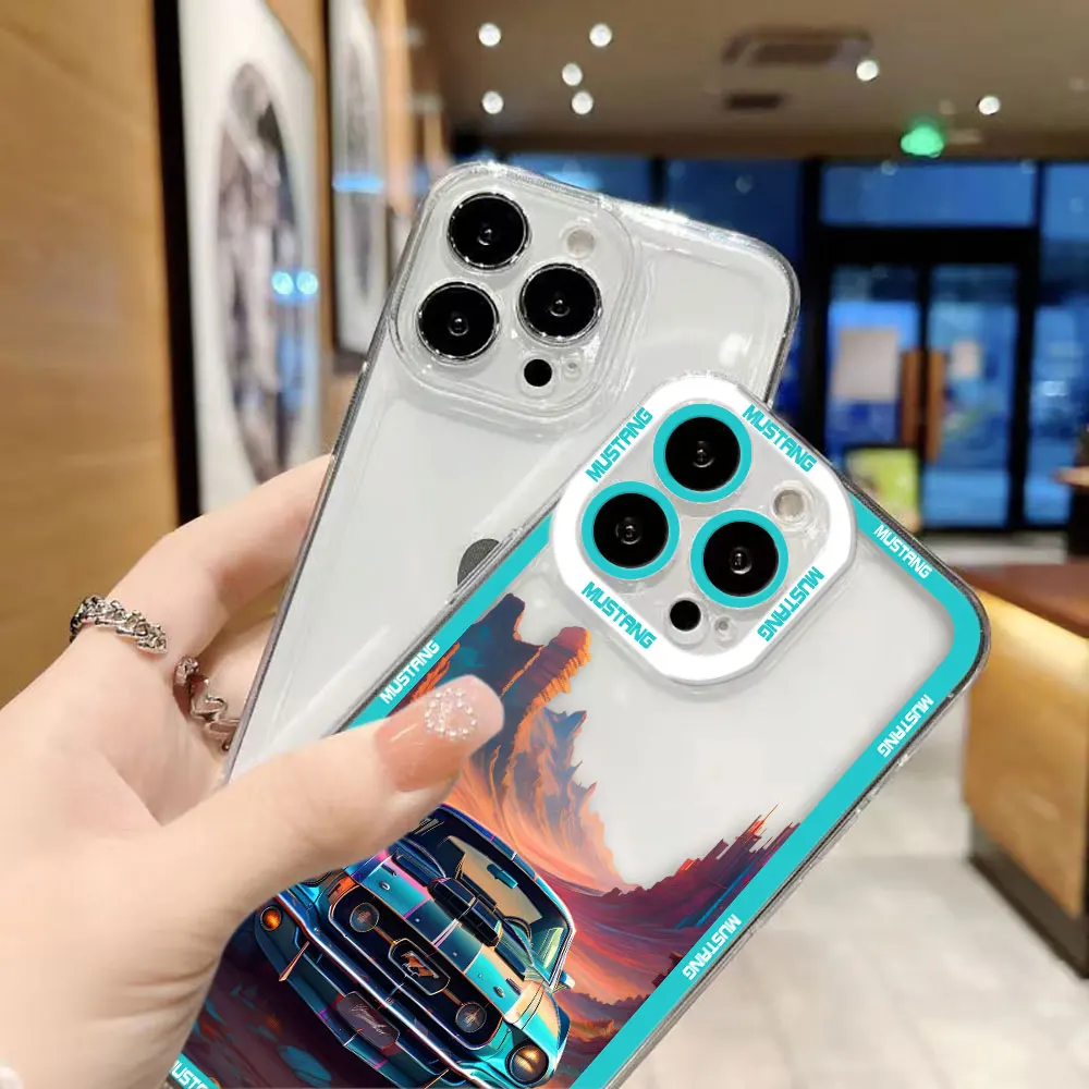 

American Muscle Sports Cars Custom Photo Phone Case For REALME 5 6 7 7I 8 8I 9 9I 10 12 C67 C55 C53 C35 C33 C31 C30 C21Y Case
