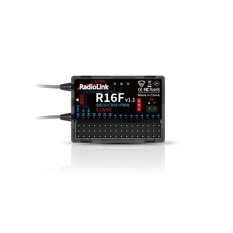 Radiolink R4FGM R6F R6FG R7FG R8EF R8FM R8FG R12F R16F 2.4G Receiver for RC RC8X RC6GS RC4GS T8FB T8S T12D T16D Transmitter