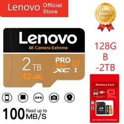 Lenovo Class 10 SD Card Waterproof Memoria Card 100% Original Memory Card 128 256GB 512G 1TB 2TB Micro Tarjeta Sd For Steam Deck