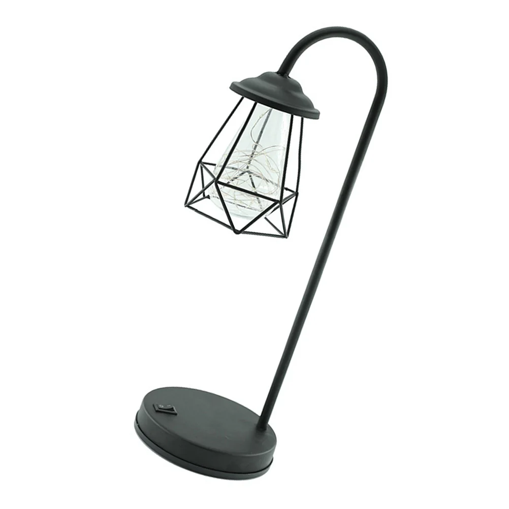 

Retro Table Lamp Vintage Night Light Creative LED Decorative Lamp Smooth Feel Space Saving Home Office Lighting