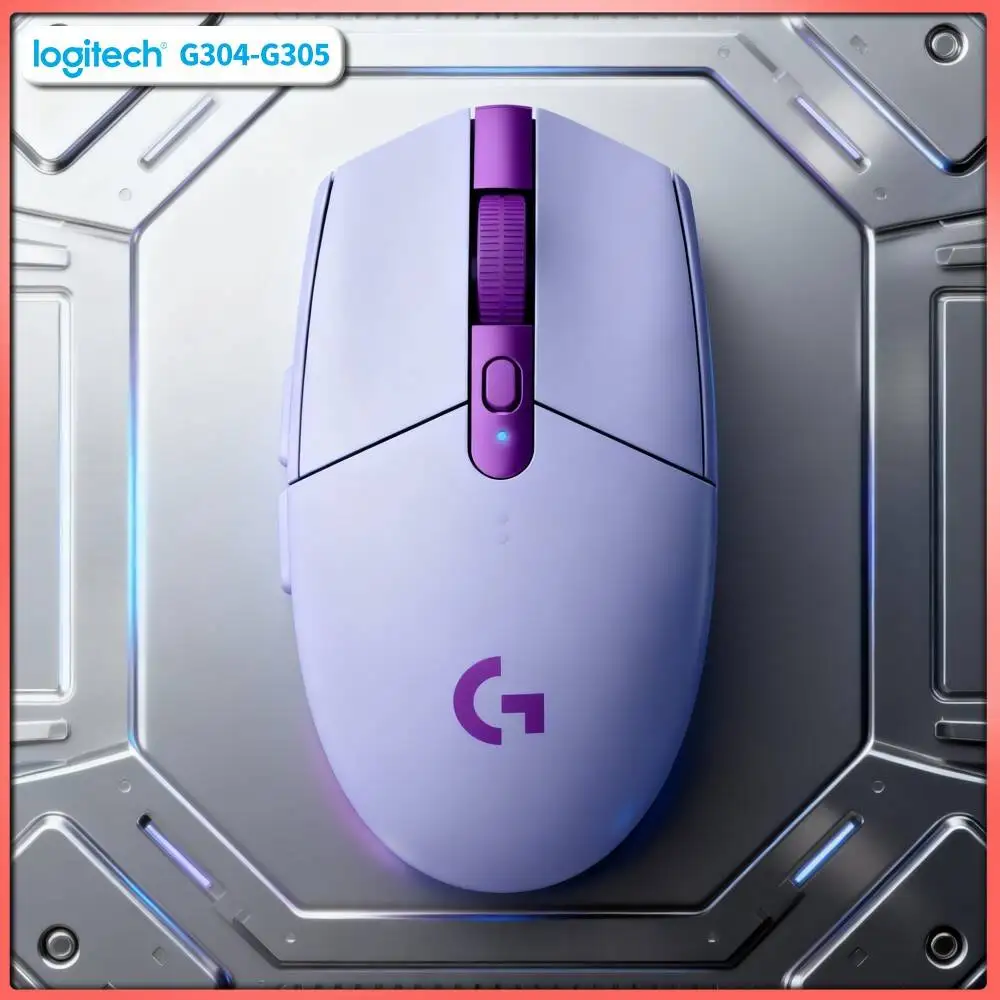 Logitech G304 LIGHTSPEED Wireless Gaming Mouse 12000 DPI 1ms Latency HERO Sensor 250hr Battery High Accuracy Tracking Users