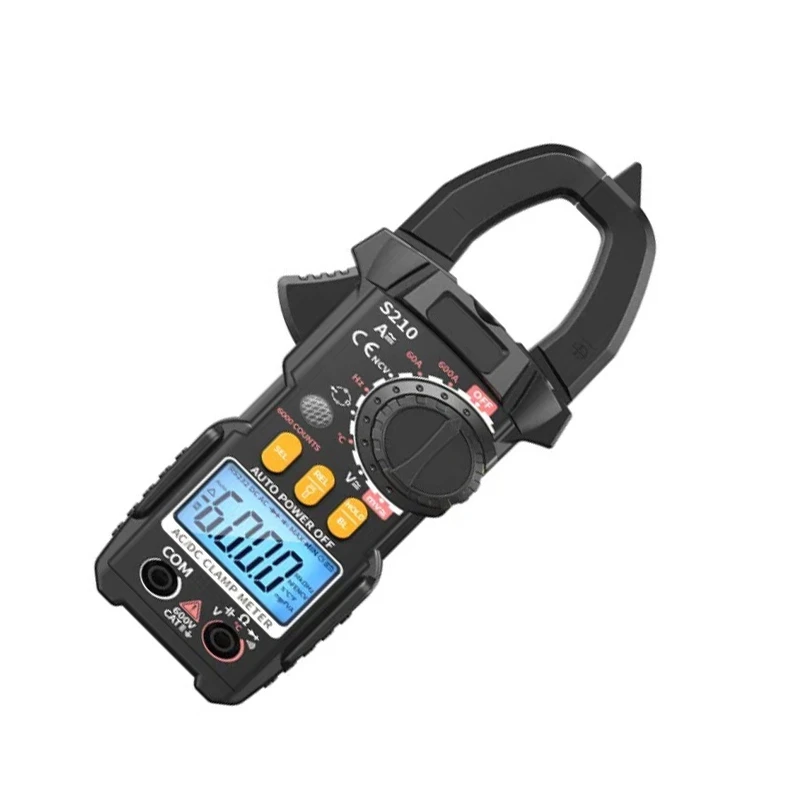 Auto Ranging Clamp Multimeter 6000 Counts For Voltage Resistance Capacitance Test
