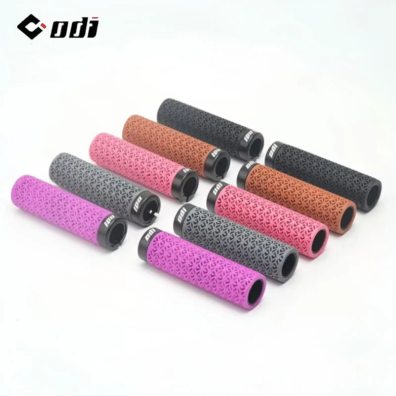 ODI Fahrrad-Lenkergriffe 3D-Gedruckte Lock-on Anti-Rutsch Stoßdämpfende MTB Mountainbike Lenkergriffe Fahrradteile