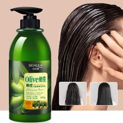 BIOAQUA Professional Olive Anti-Dandruff Hair Shampoo Soft Refreshing Oil Control Improve Itchy Scalp Treatment Hair Care 400ML