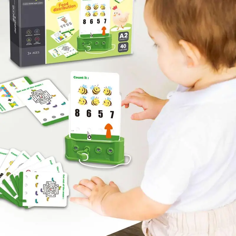 

Preschool Logic Key Toy Preschool Logical Learning Educational Game Parent-Child Interaction Improve Children Fine Motor Skills