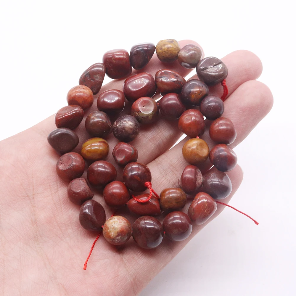 

Natural Stone Irregular Red Stone Charms To Make Bracelets Scattered Beads Exquisite Handmade Accessories Diy Jewelry Bead