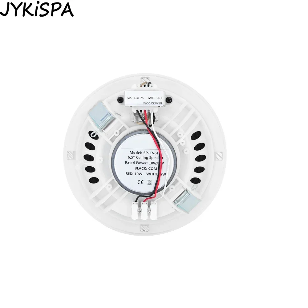 Haut-parleur de plafond coaxial, amplificateur de système PA, cinéma maison, haut-parleur d'adresse ick pour bureau et hôtel, 6.5 pouces, 10W, 70V, 100V