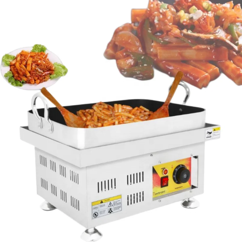 Small Manufacturing Machines New Year Cake Spicy Korean Style Toppoki Maker Stir Fried Rice Cake Maker Machine