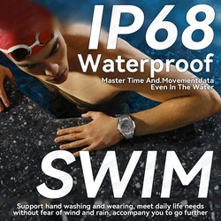 SmartWatch Men IP68 Waterproof AMOLED Outdoor Sports GPS Compass Heart Rate