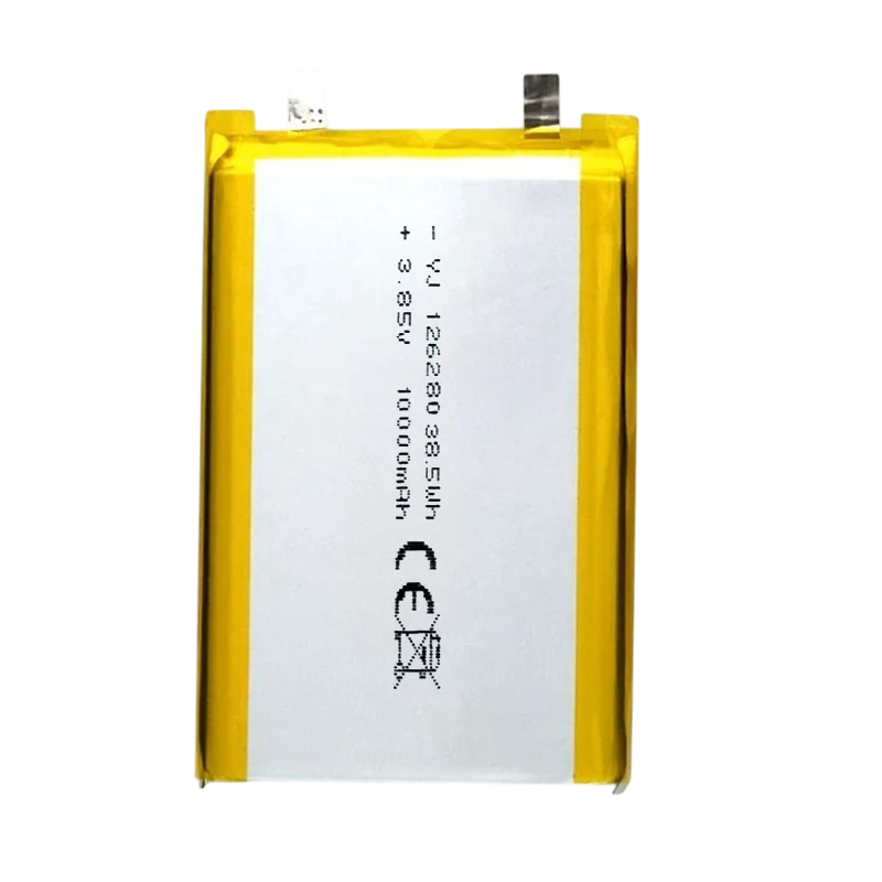 126280 3.85V 10000mAh High Capacity Rechargeable LiPo Battery for Power Banks and Portable Electronics 805080 357090 306080