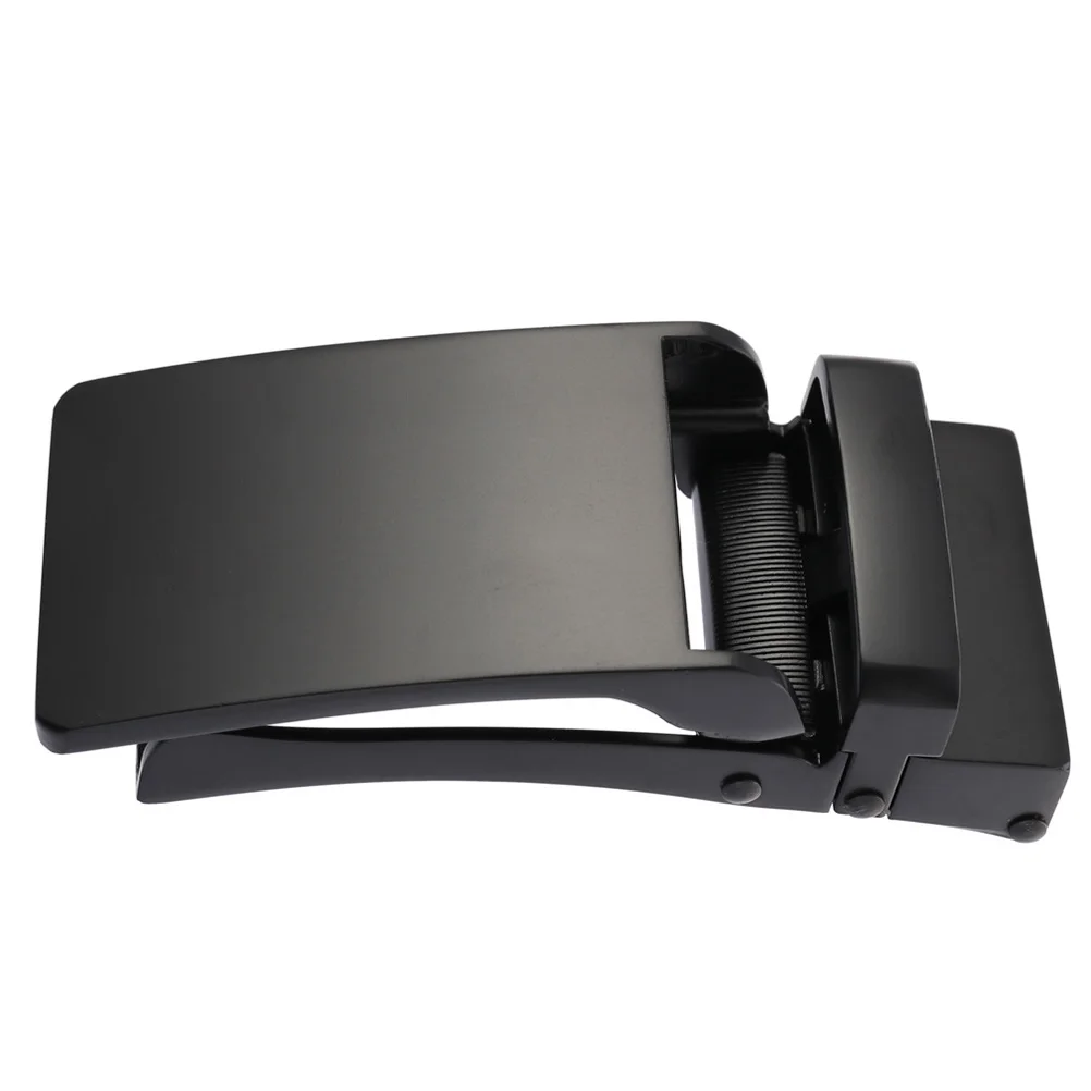 حزام أوتوماتيكي مصنوع من خليط معدني لاستبدال حزام السقاطة للرجال، إبزيم عمل قابل للتعديل للأحزمة البنية السوداء، لوحة رجالي