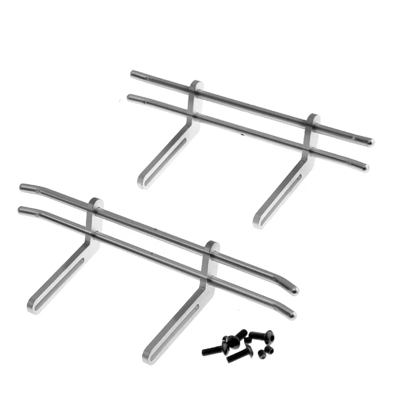 Eccellente-Metallo Paraurti Anteriore Posteriore Per 1/10 RC Crawler Axial TRX4 SCX10 90046 90047 Aggiornamento Pezzi di Ricambio Accessori S
