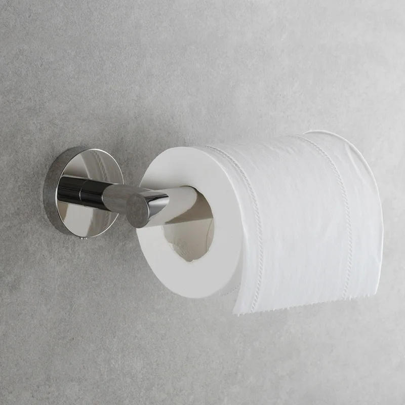 Brushed Gold 304 Stainless Steel Bathroom Paper Towel Holder Wall Mounted Toilet Roll Holder Toilet Paper Holder Tissue Box