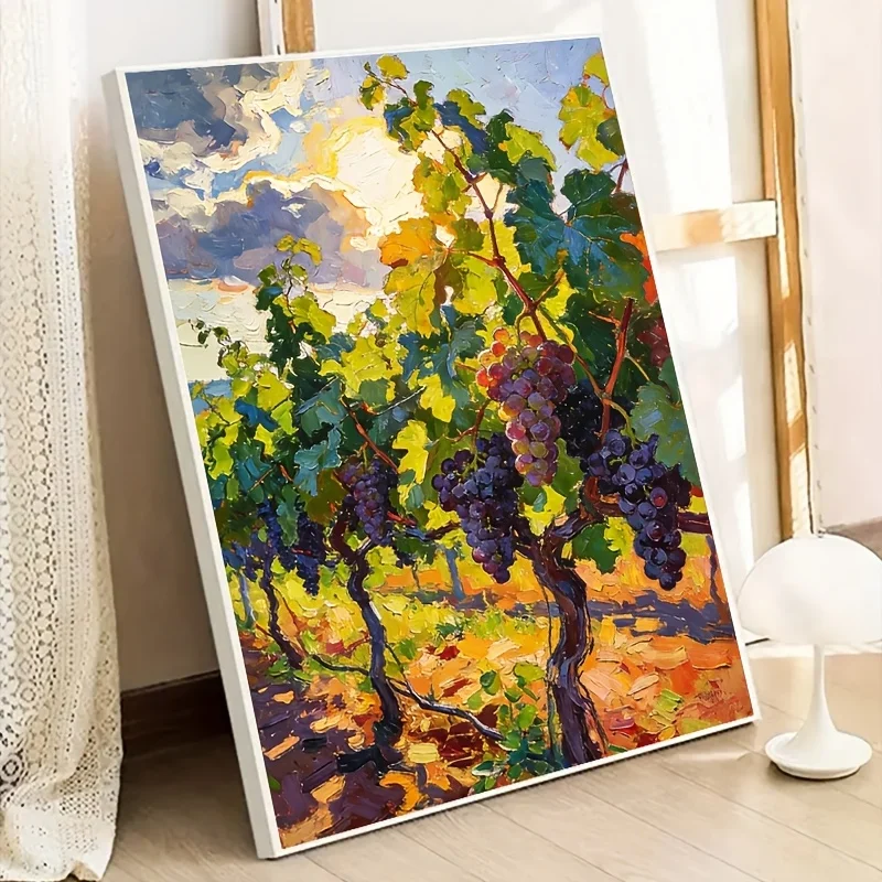 [Professional Art Use] 2D Flat, 1 Set Adult Digital Oil Painting Kit, 