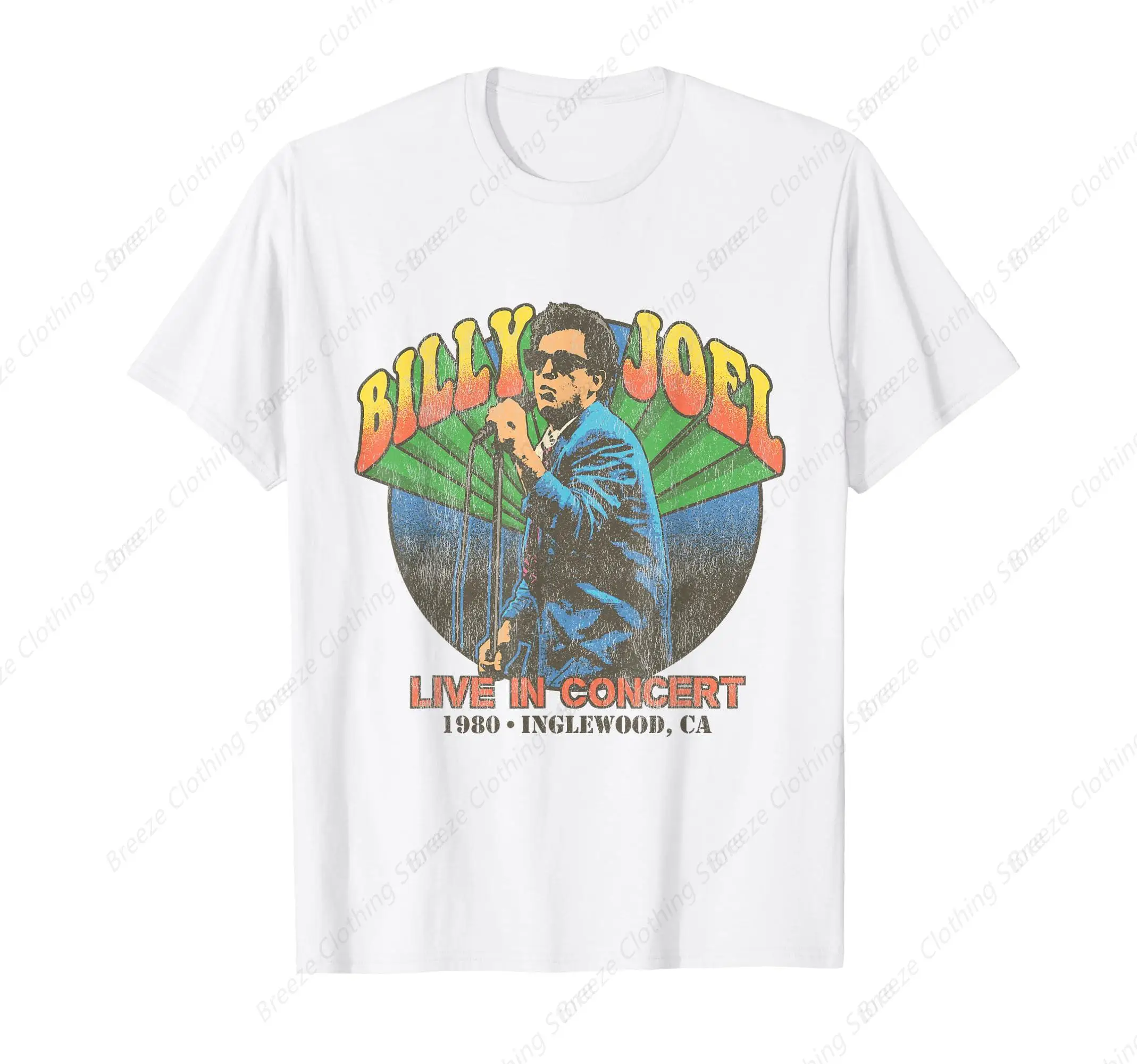 

Billy Joel - Live In Inglewood 1980 T-Shirt