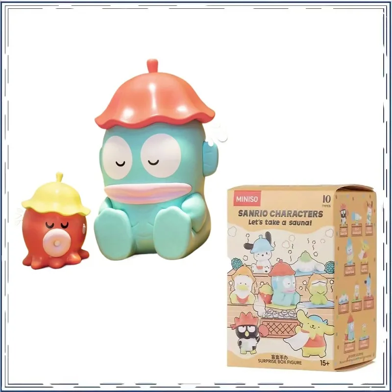

Pochacco Sauna Modeling Blind Box Originality Trendy Play Desktop Ornament Children's Day Gifts Action Figure Model Toys