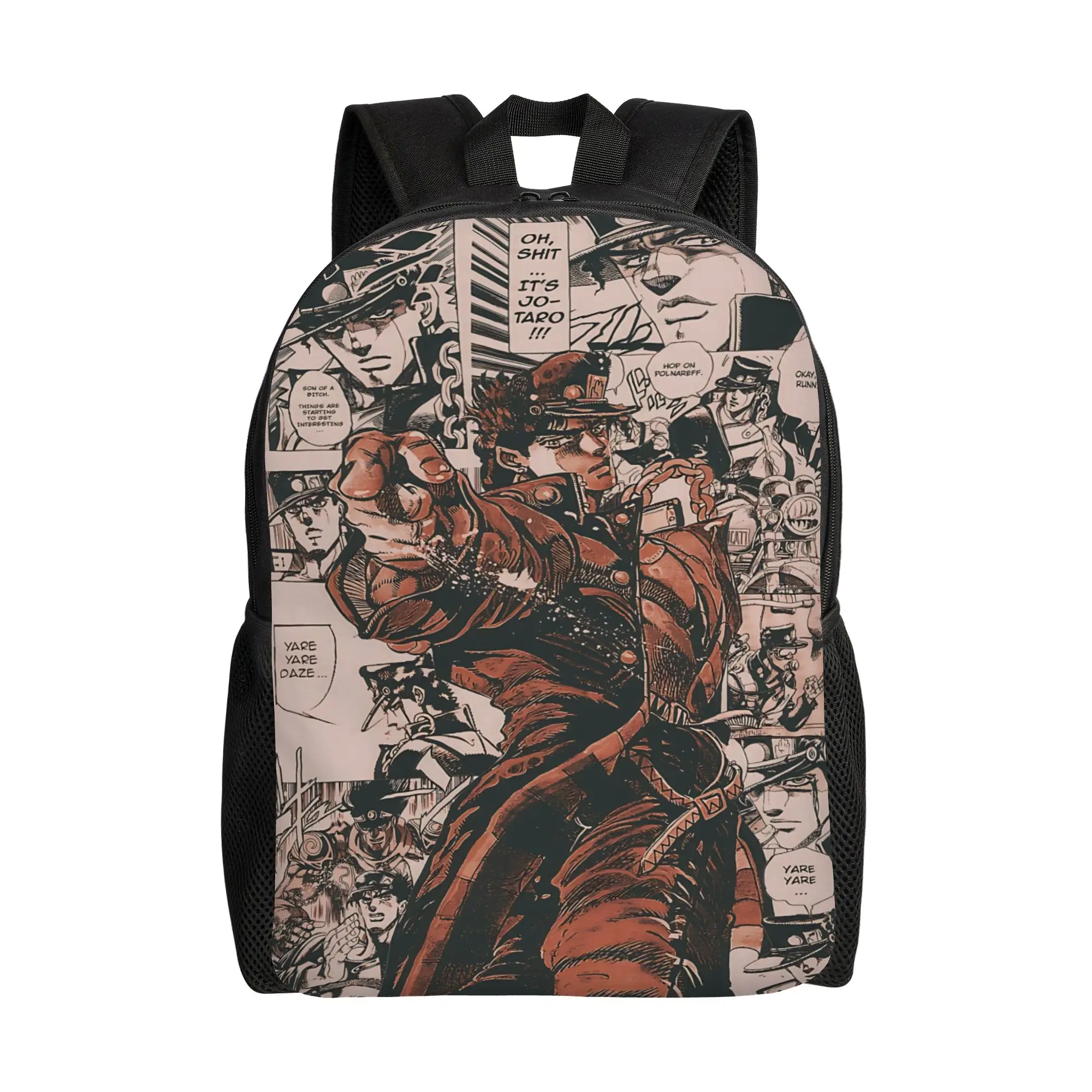 

ita bag JOJO Adventure ANIME Daypack mochila Solid Office Work Sturdy Shoulder Rucksack