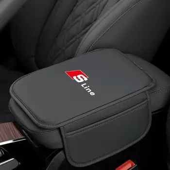 適用於AudiSline A8 A6 Q5 A1 A2 A3 A4 A5 A7 Q1 Q2 Q3 Q4 Q6 Q7 RS3 RS4的汽車扶手箱墊真皮汽車扶手墊汽車配件 10 最佳銷售 奧迪A1扶手箱 - №4