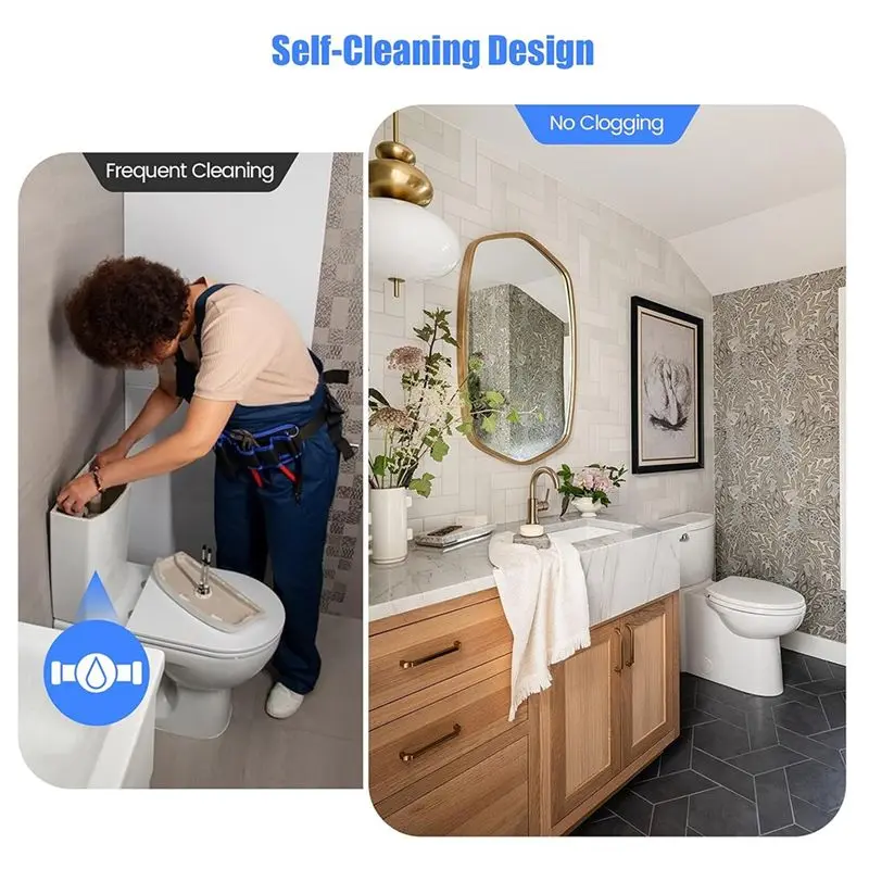 Fast And Quiet Universal Toilet Fill Valve - High Performance, Simple Setup, Speedy Fill