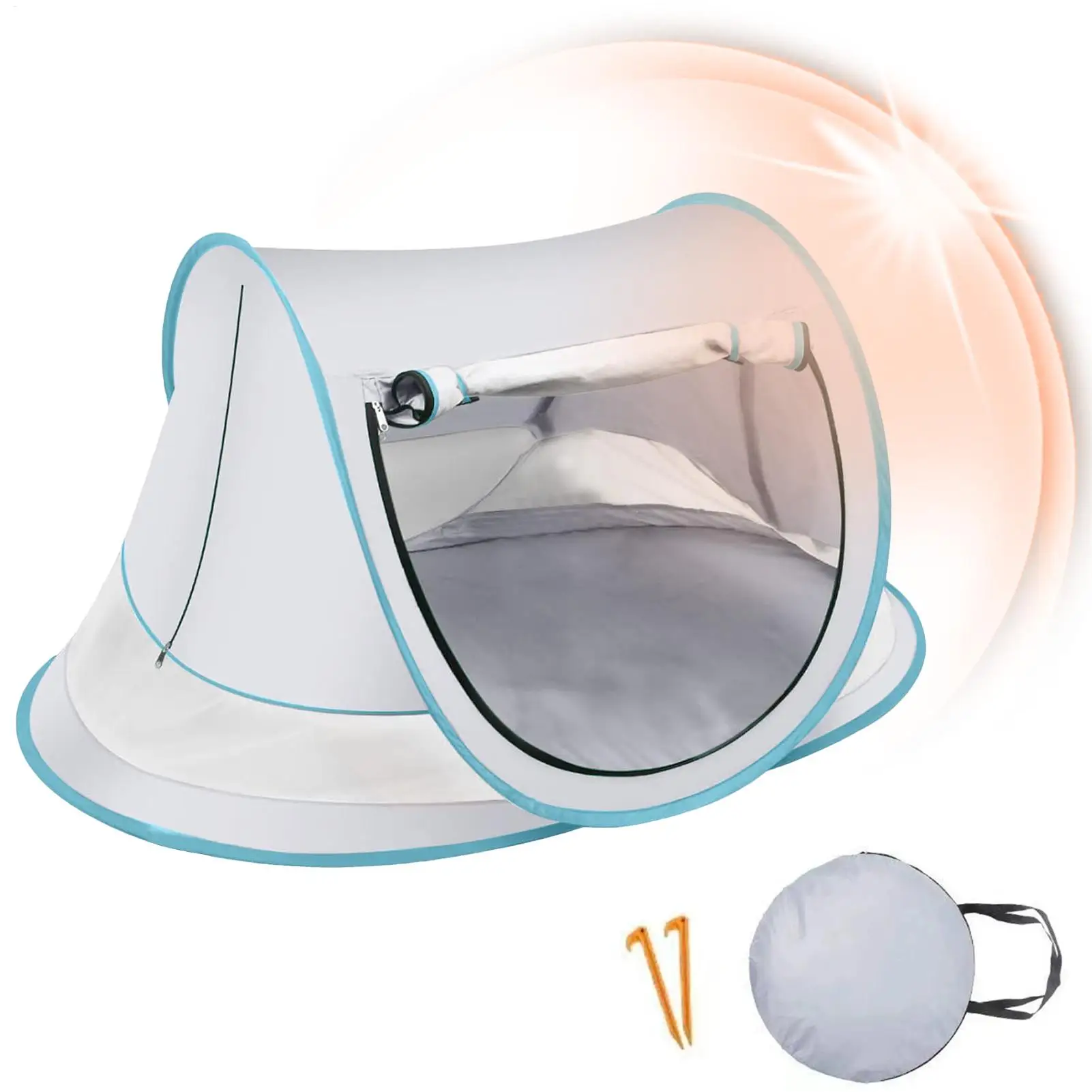 Baby Strand Zelt Pops-up Baby Baldachin Leichte Sand-Proof Dome Zelt Outdoor Sonnenschirm Reise Kind Spielen Dome Markise Spielzeug