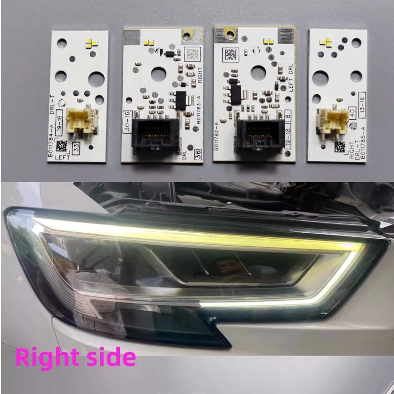 

For Audi A3 17-22 LED Headlights Day Running Light Source Light Guide Strip To Solve The Day Running Light Yellow or Not Bright