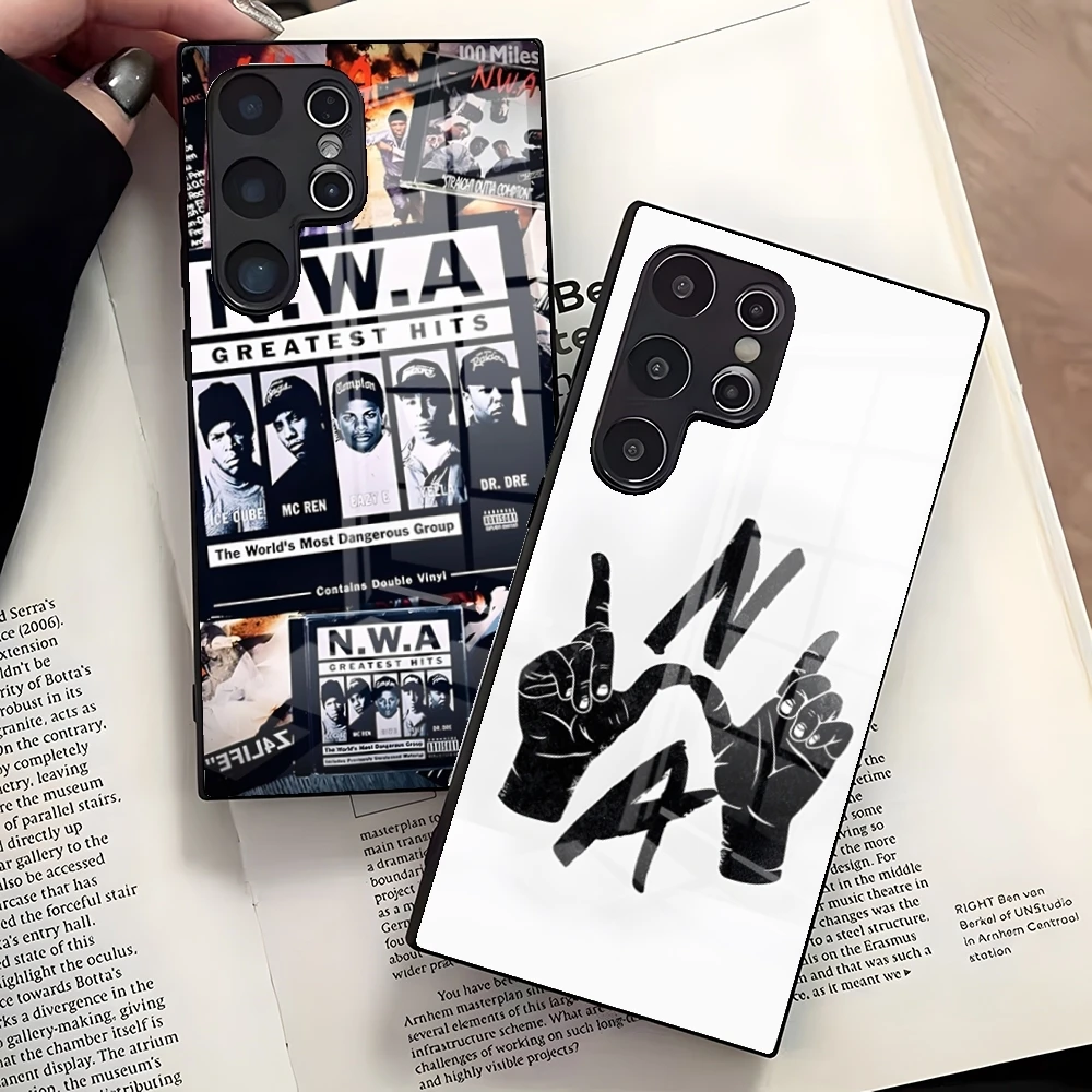 Rapper NWA Niggaz4Life Cool Phone Case For Samsung S26 Ultra S25 S23 S22 S21 S20 Ultra Plus S24 Fe A37 A57 A17 Glass Cover