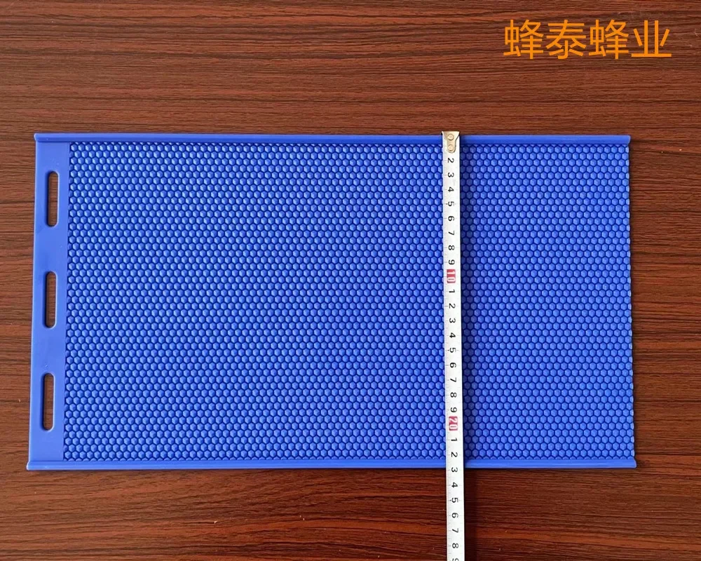 الأزرق الداكن سيليكون عش قاعدة آلة دليل المطاط عش قاعدة الضغط ورقة عش شمع العسل قاعدة ورقة 2 قطعة أداة للمناحل #3