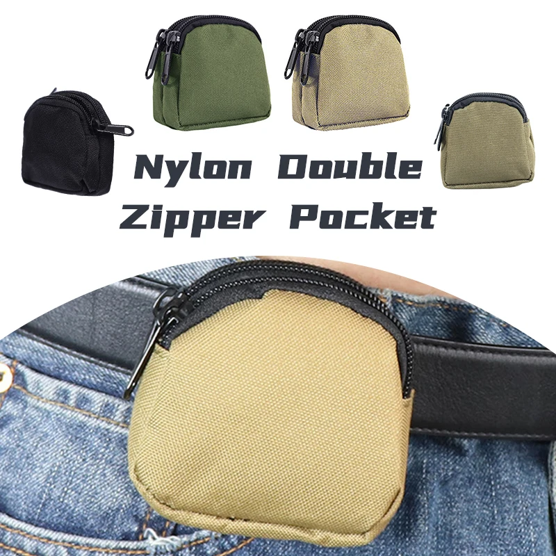 New Tactical Waist Bag Multifunctional Waterproof Bags Unisex Mini Key Coin Bag Utility Organizer Pouch Outdoor Camping Belt