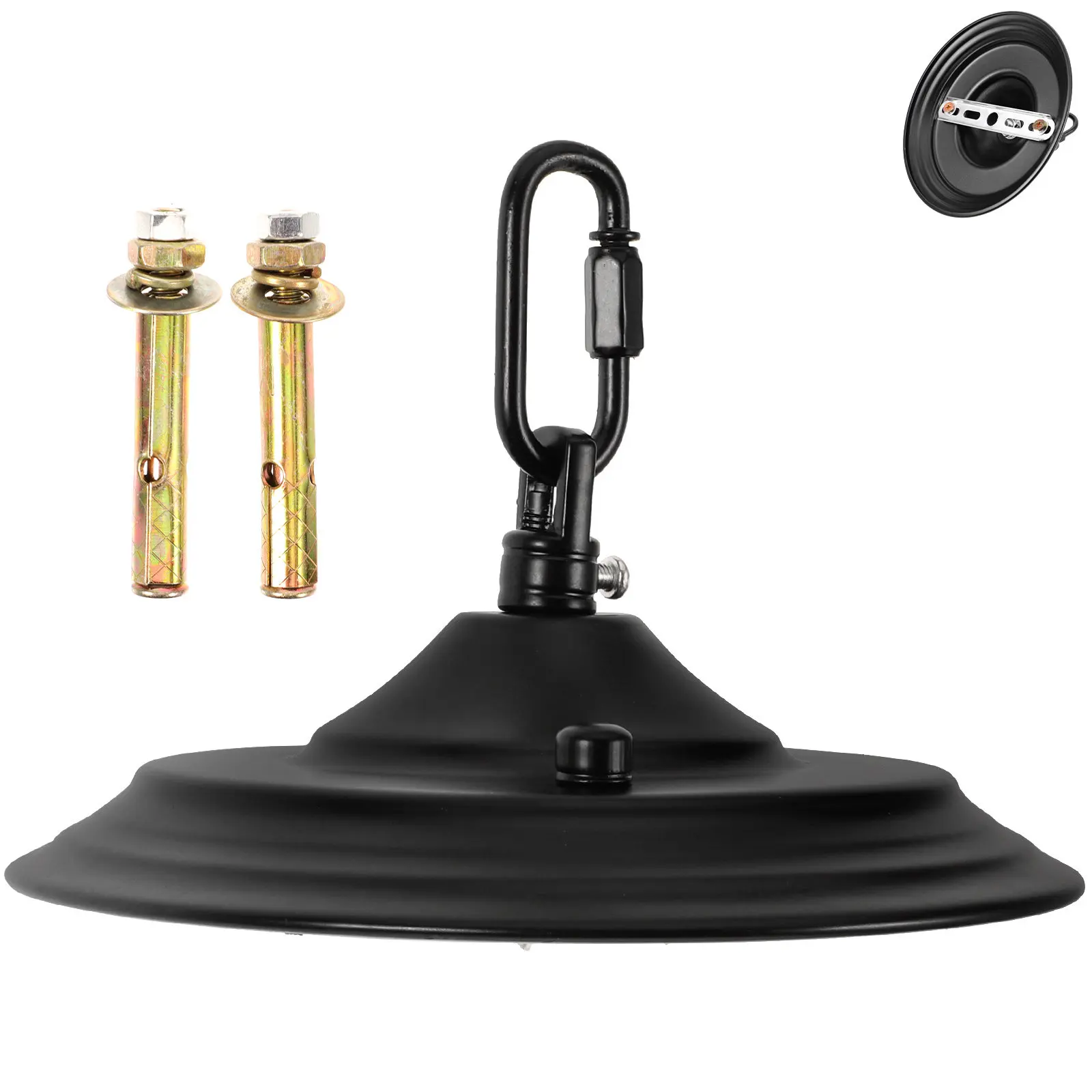 

1Set Heavy Duty Metal Ceiling Light Cover Plate Chandelier Mounting Canopy for Pendant Lamp Fixture Rust Resistant 10Kg Capacity