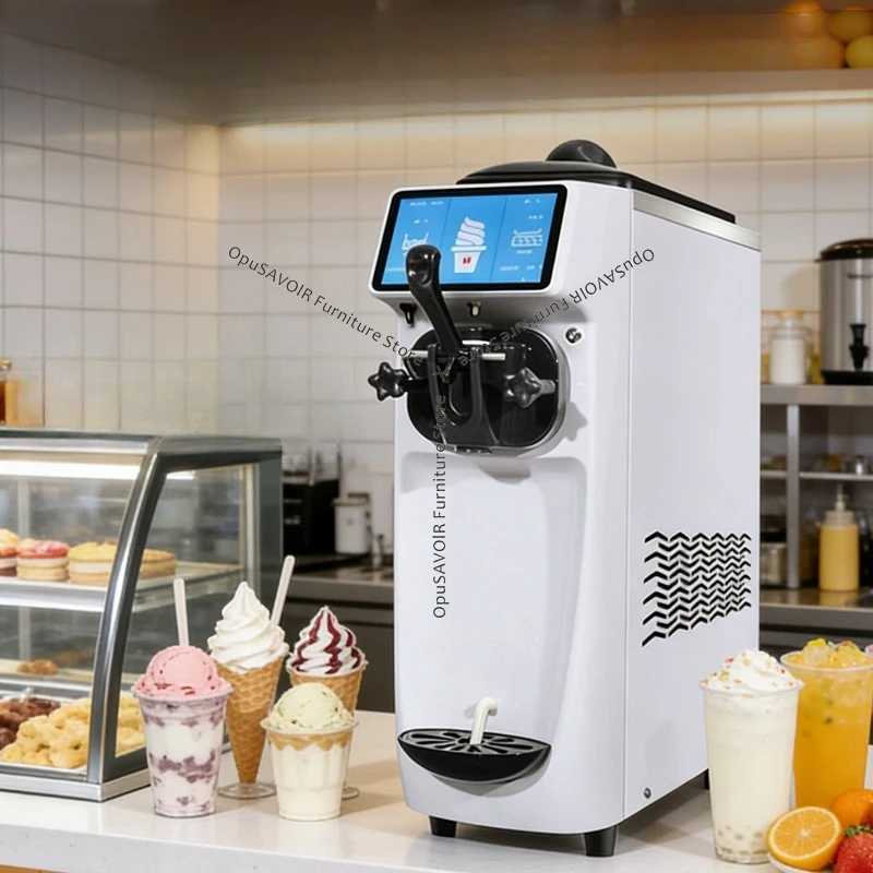 

Fully Automatic Commercial Ice Cream Machine Small Desktop Soft Serve Maker for Milk Tea Shops & Cafes Kitchen,Dining & Bar JT40