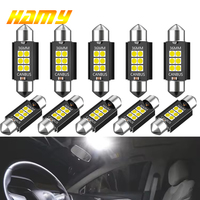 4/10 PCS C5W Festoon LED Bulbs Canbus 31mm 36mm 39mm 41mm 12V 24V 6SMD 6500K White Car Interior Dome Trunk License Plate Lights