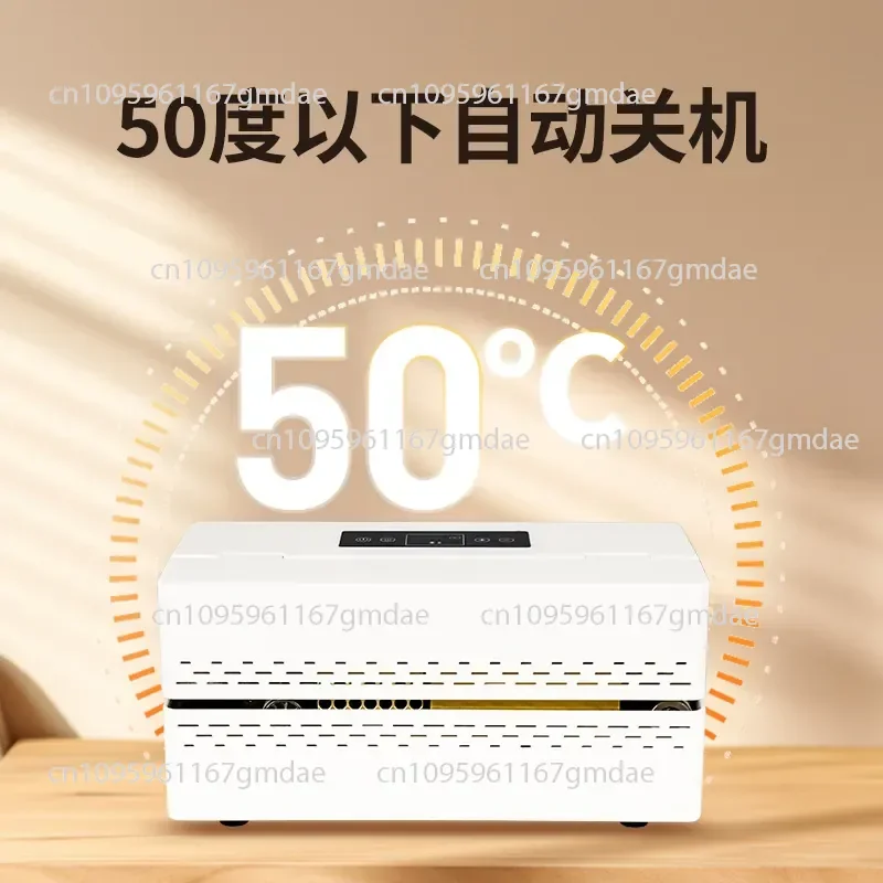 Portable Continuous Sealing Machine Desktop Commercial Small Bag Plastic Sealing Machine