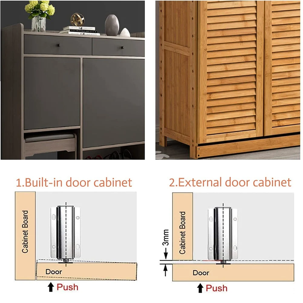 Daily Push Latches Push To Open Door Catches Push To Close Magnetic Latch Touch Opener For Draw Kitchen Cabinet