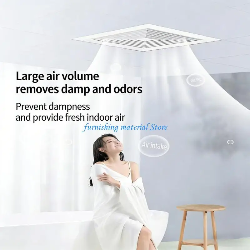 Y5GD Modern 10 Size ABS Bathroom Air System With Optional Control And Sound Reduction