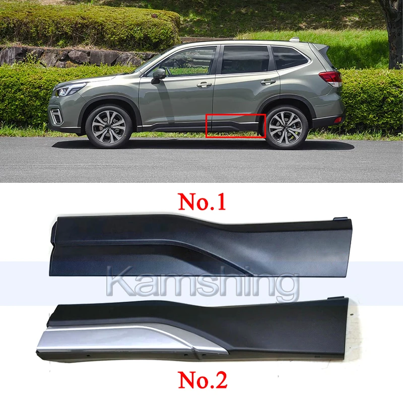 Kamshing Car Rear Door Trim Panel For Subaru Forester 2019-2021 Rear Door Lower Protection Board Door Anti-Collision Strips