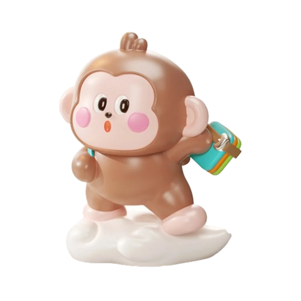 Resin Monkey Miniature Figurine Statue Collectible Little Monkey Ornaments Cartoon Handmad Monkey Landscape Decoration