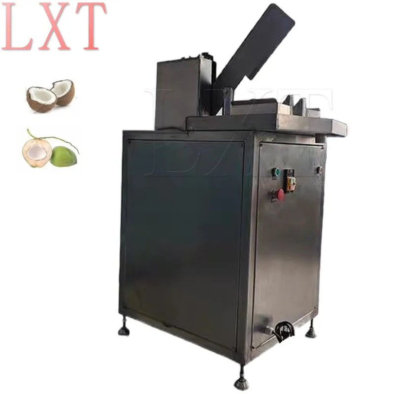 

Easy To Use Stainless Steel Fresh Green Coconut Cutting Half Juice Extractor Huge Coconut Cutter Machine