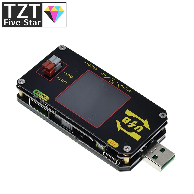 Imagem -06 - Tzt-usb Color Screen Charging Tester Controle Digital Voltage Buck Boost Power Supply Modelo Aplicável Xy-umpd