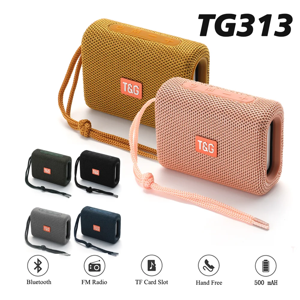 

Outdoor Riding TG313 Bluetooth Speaker Portable Wirelress Mini Music Box Home Party Fun Camping Hiking For Smart Phone PC Laptop