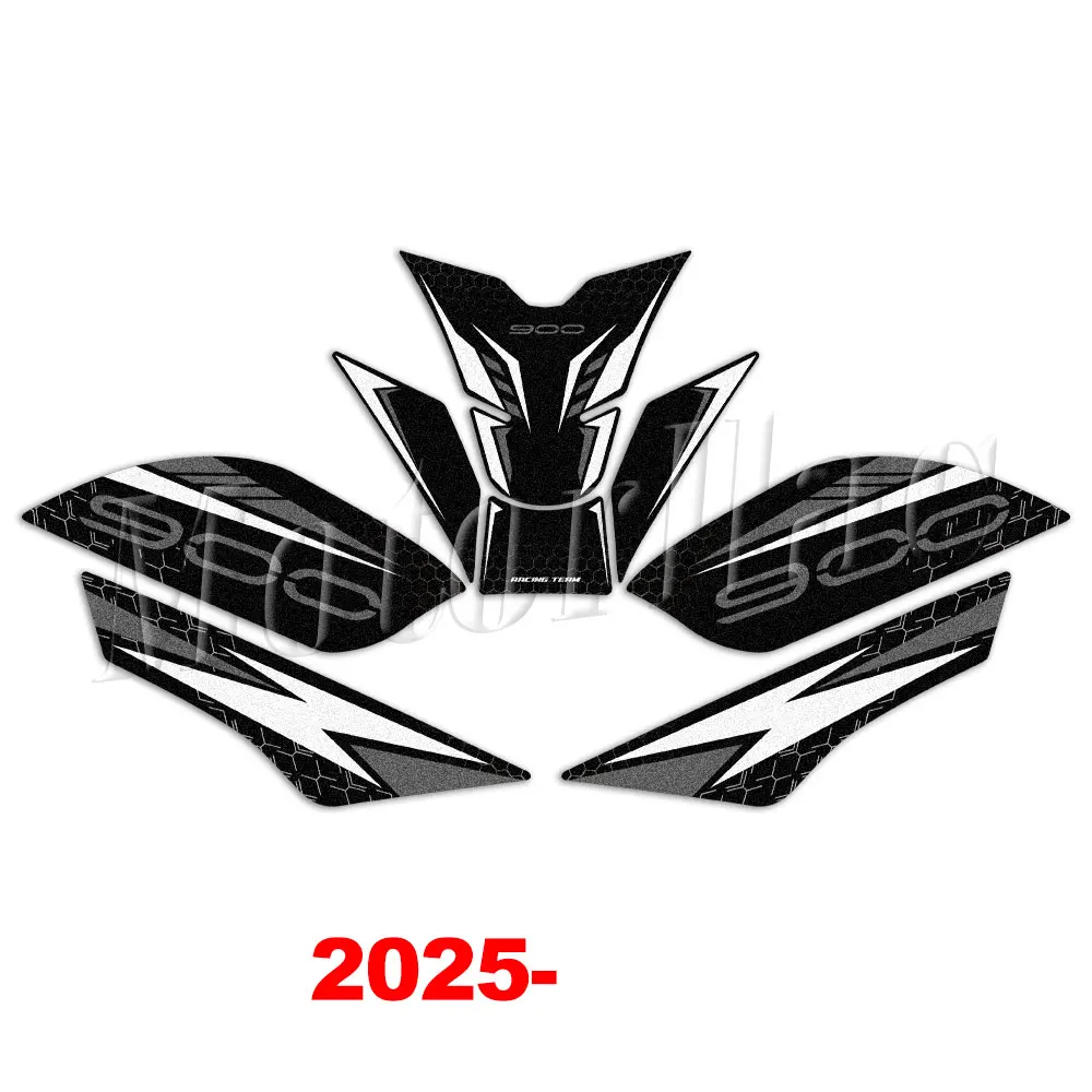 3M Motorrad-Tankpad-Aufkleber Rutschfester Kniegriff-Schutz-Aufkleber Zubehör für Z900 z 900 2025 – Detail 7