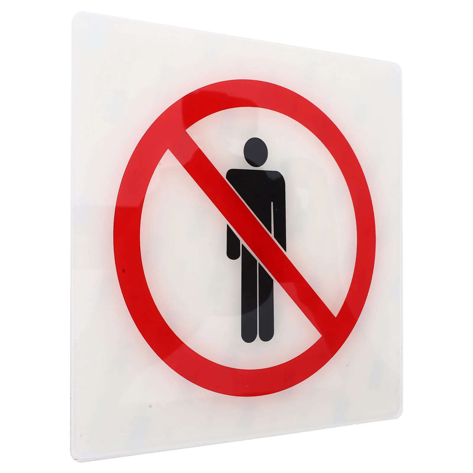 No Entrance Warning Sign Sticker Waterproof Safety Label For Restricted Areas Adhesive Caution Decal Security Posted Signs